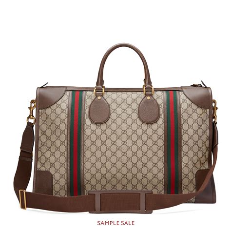 gucci web supreme duffle bag|gucci duffle bag for cheap.